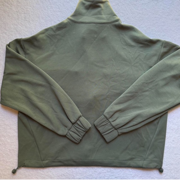 Yogalicious Women's Olive Softlite Scuba Autumn Jacket - Picture 4 of 6